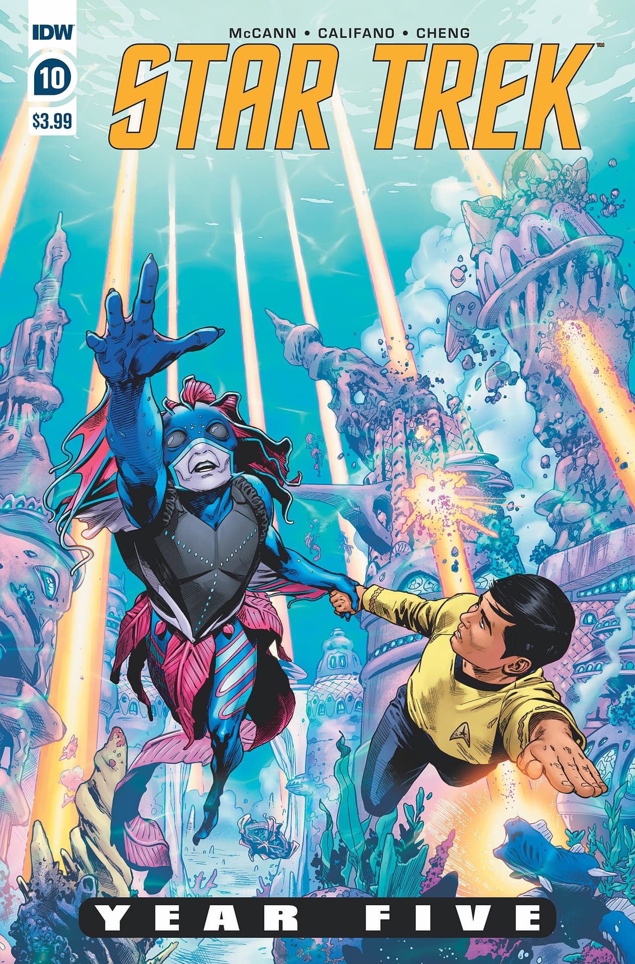 REVIEW: Star Trek Year Five #10 -- "The Plot Kind Of Pushes All The Dishes Off The Table"