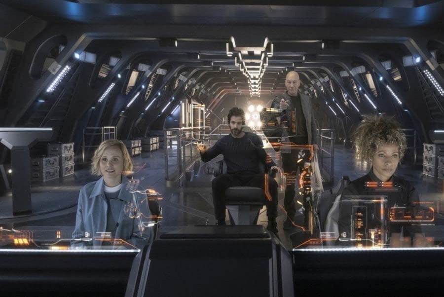 Picard - Alison Pill Santiago Cabrera Patrick Stewart Michelle Hurd