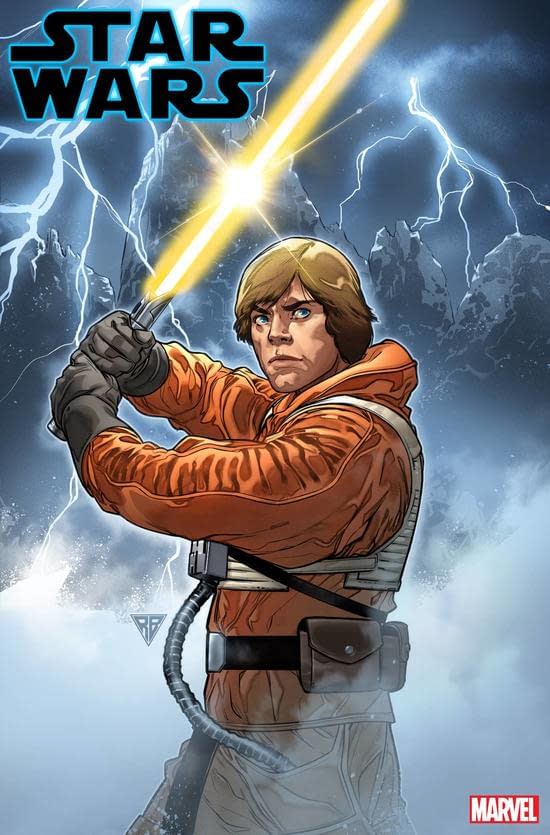 R.B. Silva Gives Luke Skywalker a Yellow Lightsaber on May's Star Wars #6 Cover