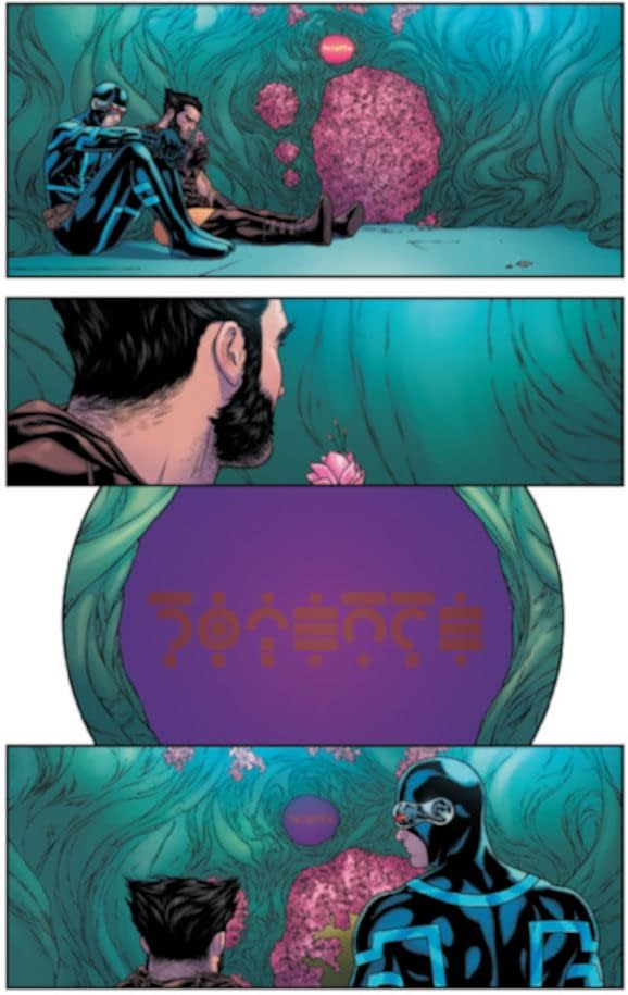 Giant-Size X-Men: Jean Grey &#038; Emma Frost &#8211; Silence, Psychic Rescue In Progress from New X-Men #121, Reprised (Spoiler)