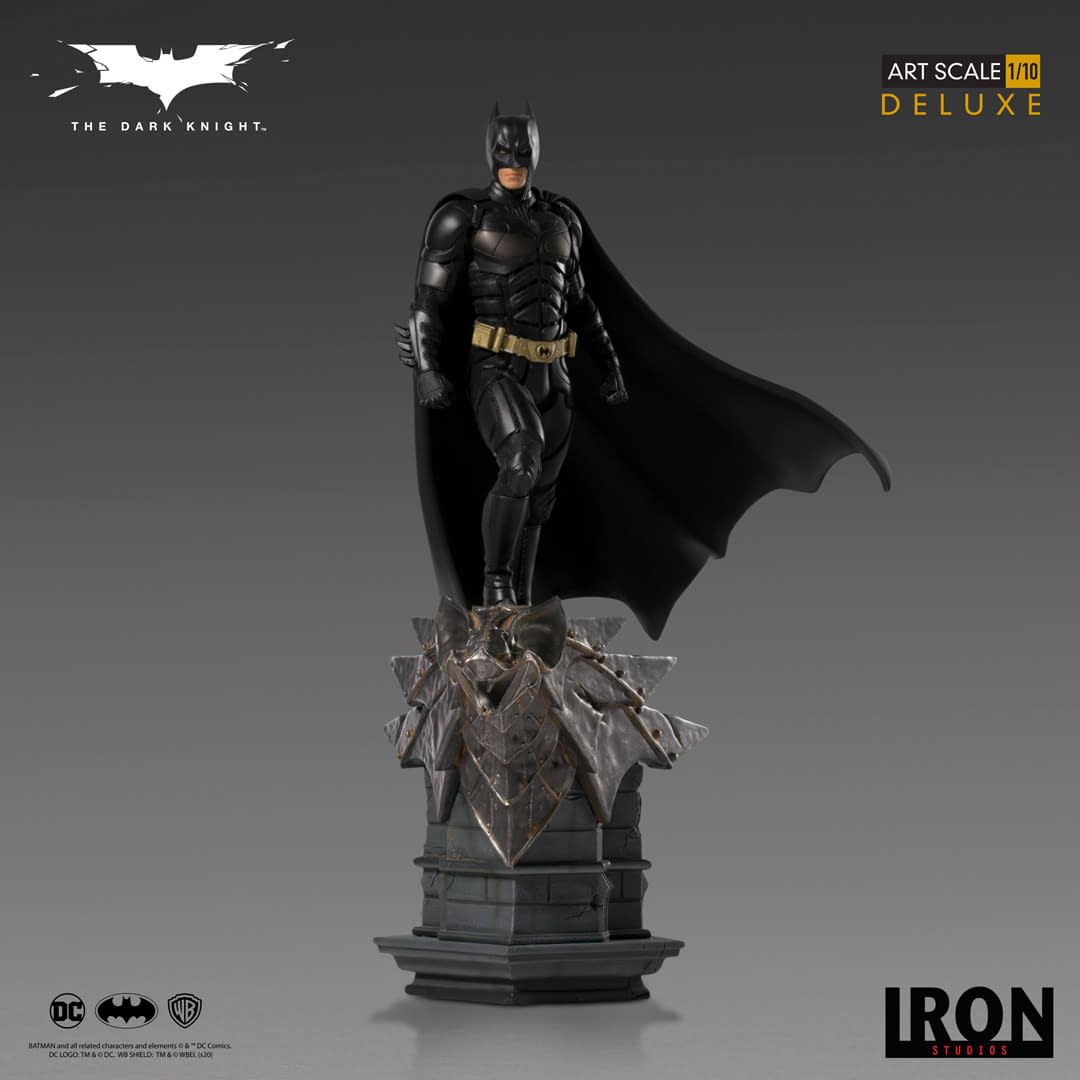 Batman Rises with a New Statue from Iron Studios 