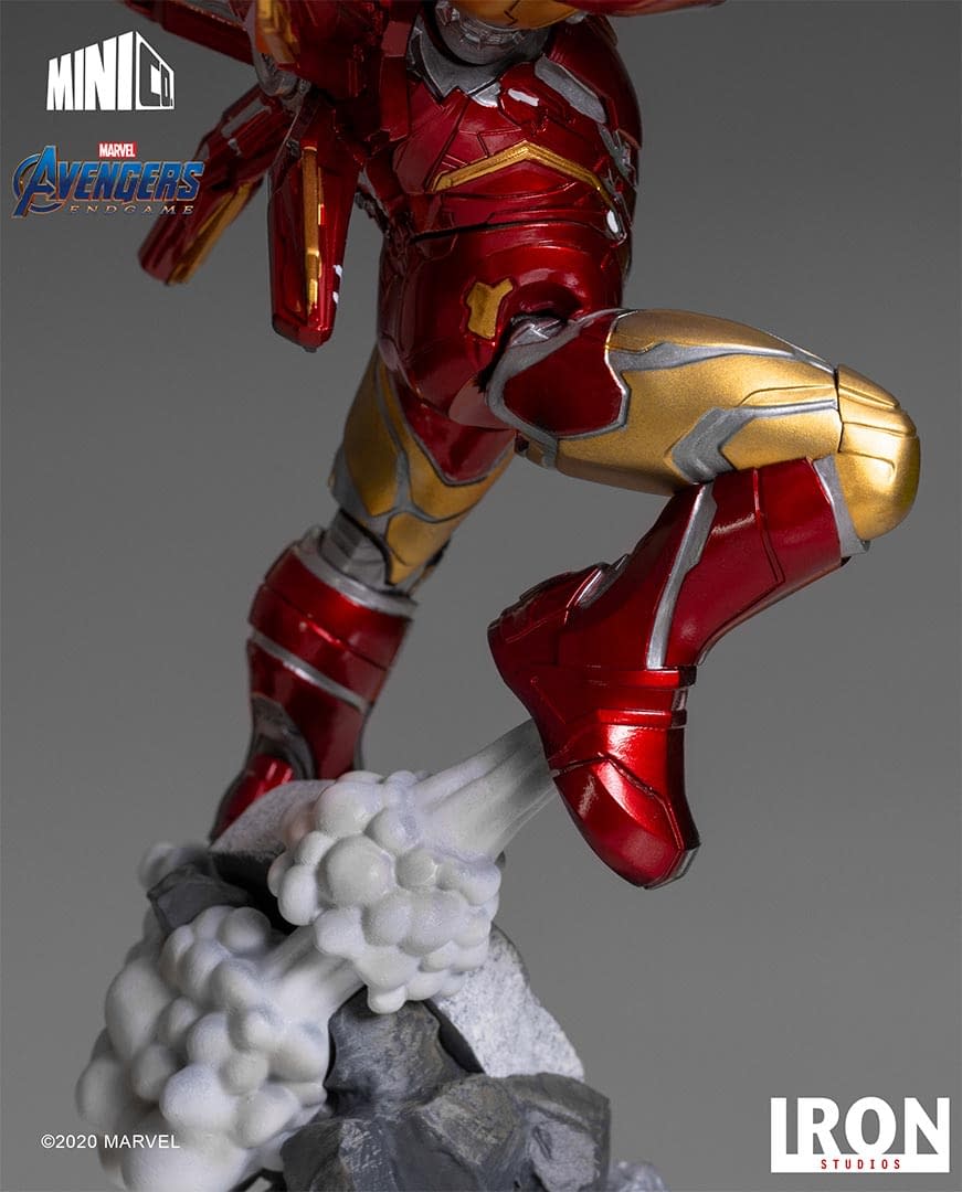 Iron Man and Captain America Get Minico Statues with Iron Studios