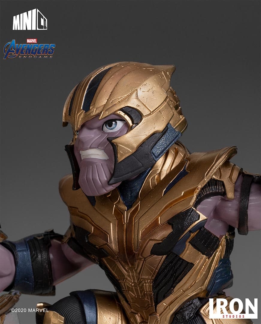 Thanos and Thor Get Minico Statues with Iron Studios