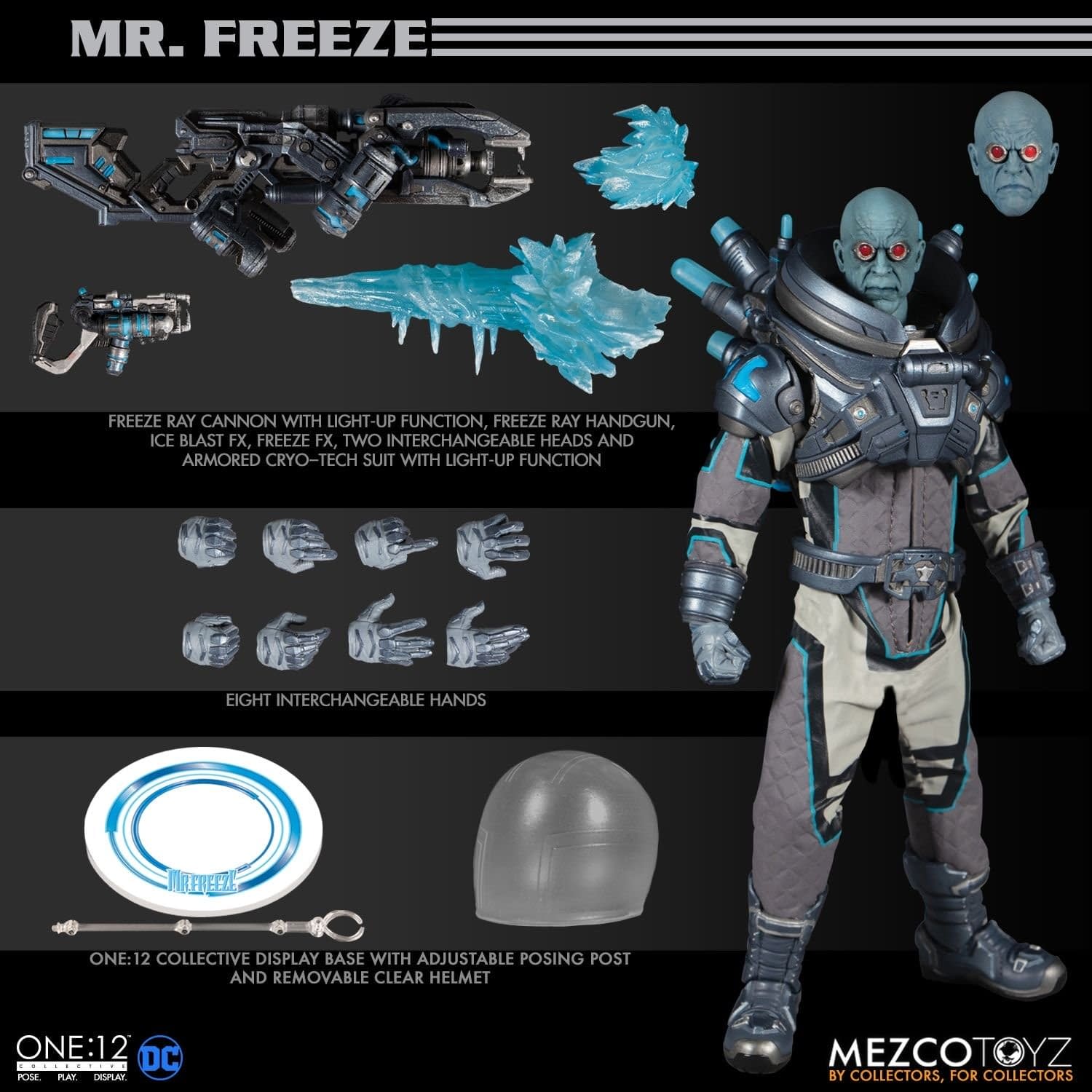 Mr. Freeze Brings the Ice Age with New One:12 Mezco Toyz