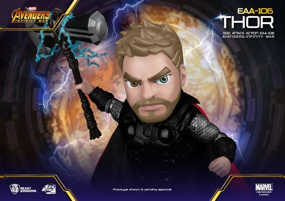 Thor Shows off Stormbreaker in New Figure from Beast Kingdom 