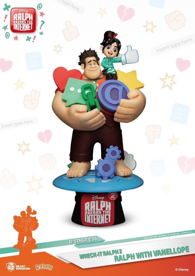 "Wreck It Ralph" and Vanellope Get an Adorable Statue from Beast Kingdom