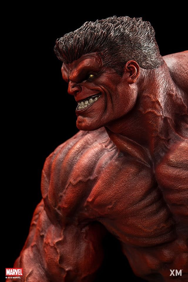 Red Hulk Is a Beast in the New XM Studios Statue