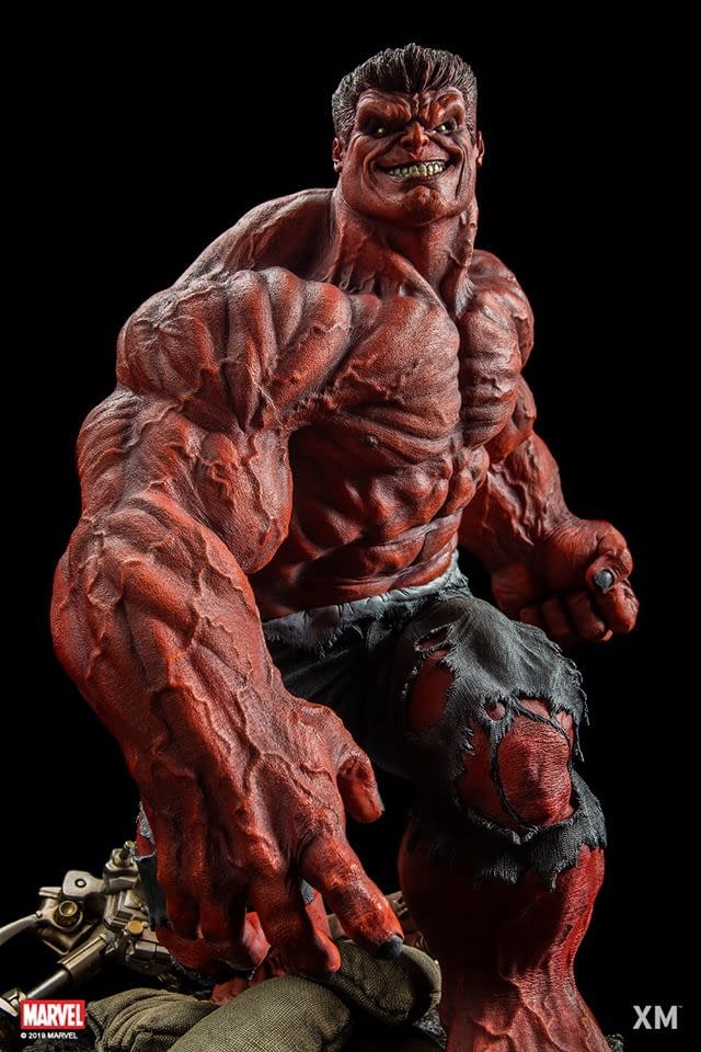 Red Hulk Is a Beast in the New XM Studios Statue