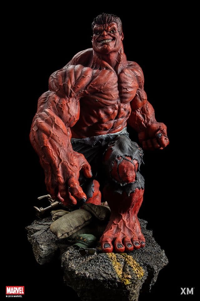 Red Hulk Is a Beast in the New XM Studios Statue