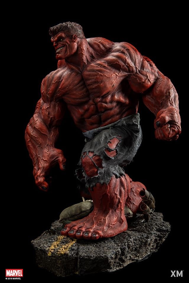 Red Hulk Is a Beast in the New XM Studios Statue
