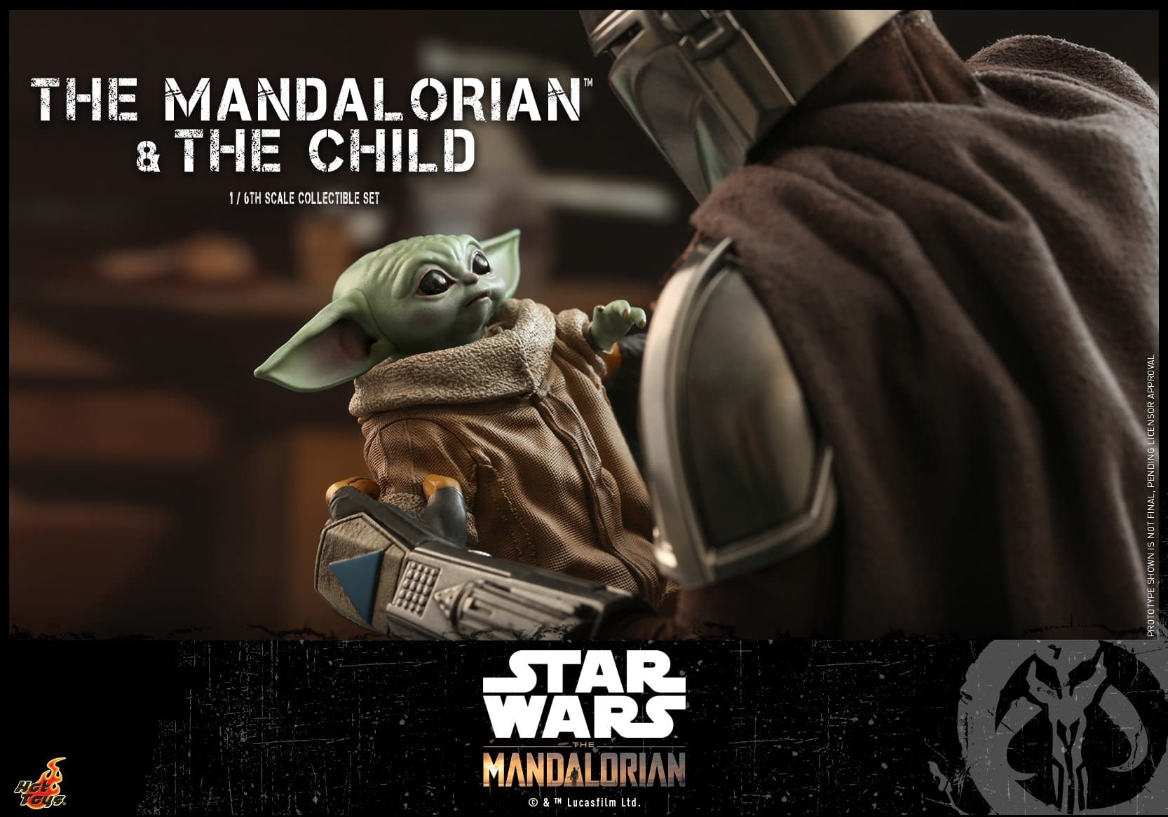 "The Mandalorian" and The Child Finally Arrive at Hot Toy
