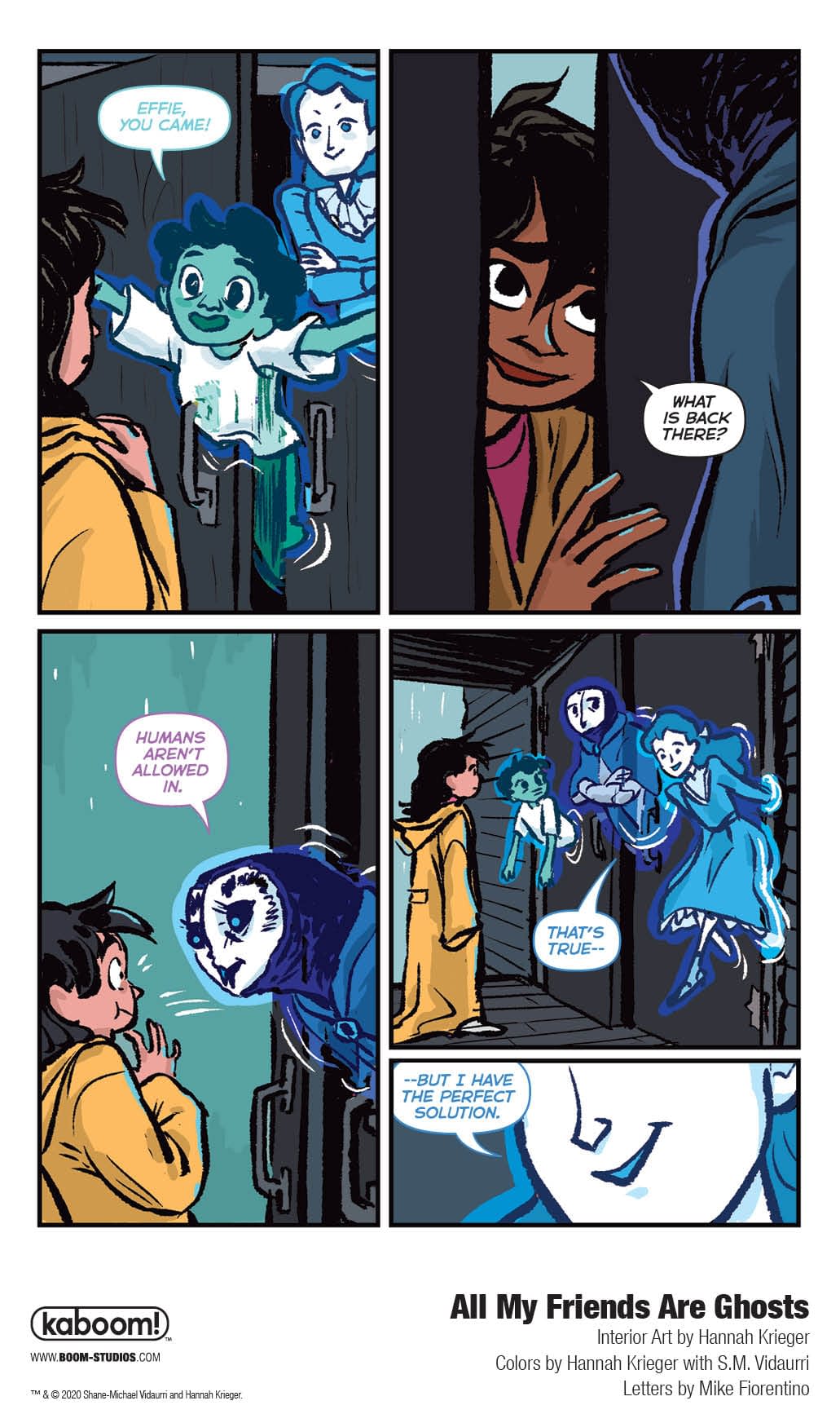 A Foul-Mouthed Preview of Middle Grade OGN All My Friends are Ghosts