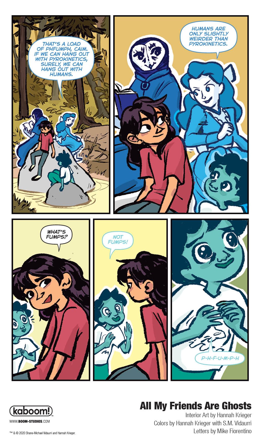 A Foul-Mouthed Preview of Middle Grade OGN All My Friends are Ghosts