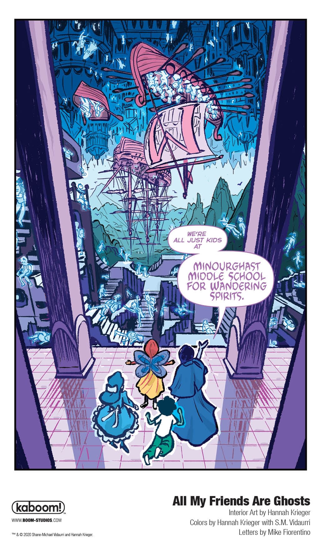A Foul-Mouthed Phumphing Preview of Middle Grade OGN All My Friends are Ghosts
