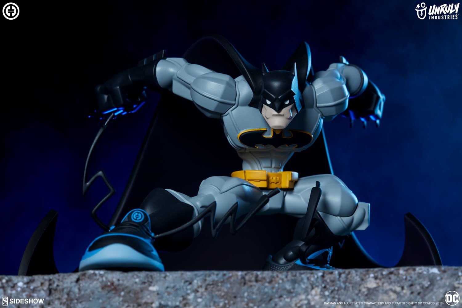 Batman and the Trinity Sport New Kicks in Unruly Industries Statues