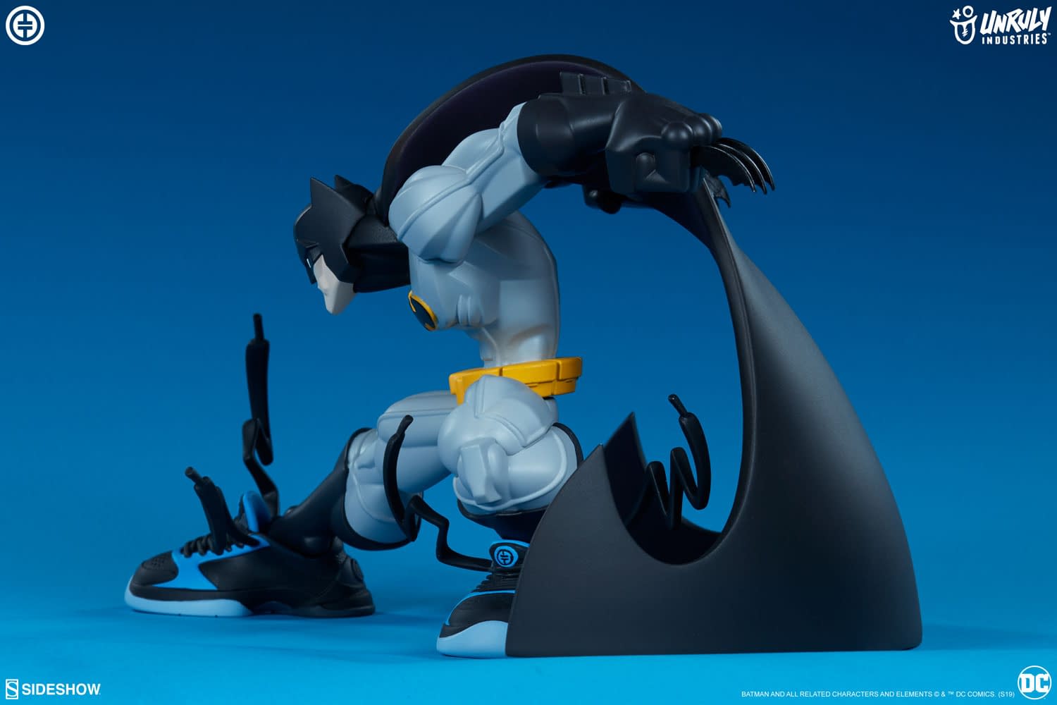 Batman and the Trinity Sport New Kicks in Unruly Industries Statues