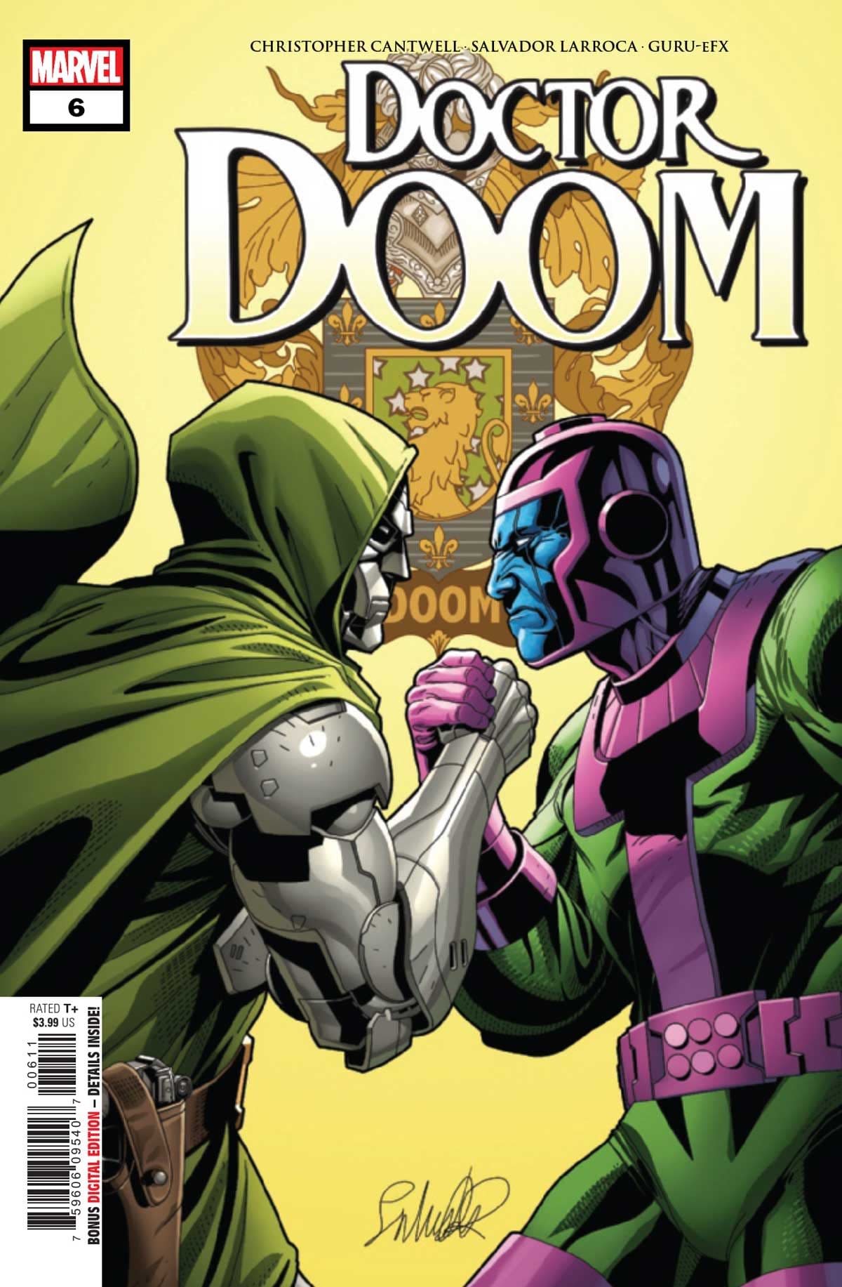 REVIEW: Doctor Doom #6 -- "Doom And Time Traveling Super Villain Kang In A Fugitive Buddy Comedy"