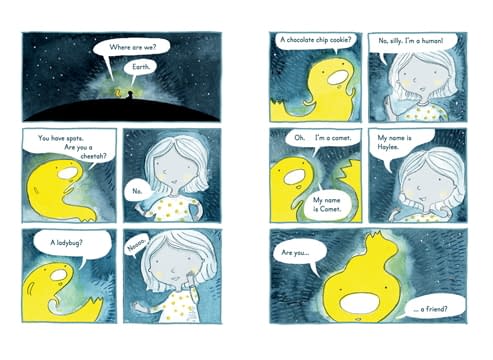 In A Jar's Deborah Marcero Creates New Early Reader SciFi Graphic Novel Series, Haylee and Comet