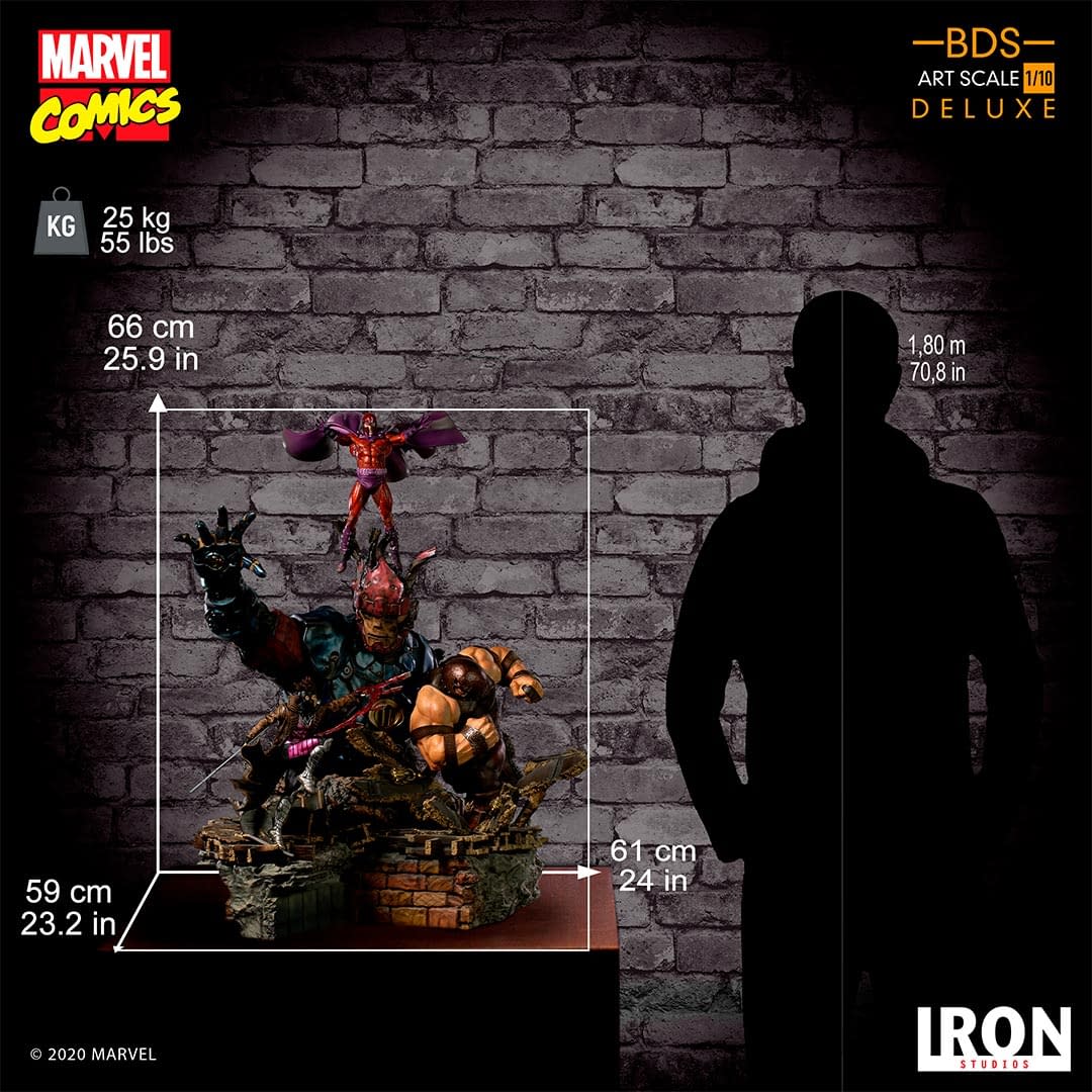 X-Men vs Sentinel Gets a Second Statue with Iron Studios 