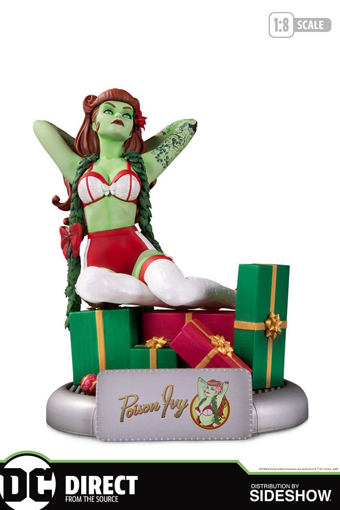Poison Ivy Brings Holiday Cheer with New DC Direct Statue