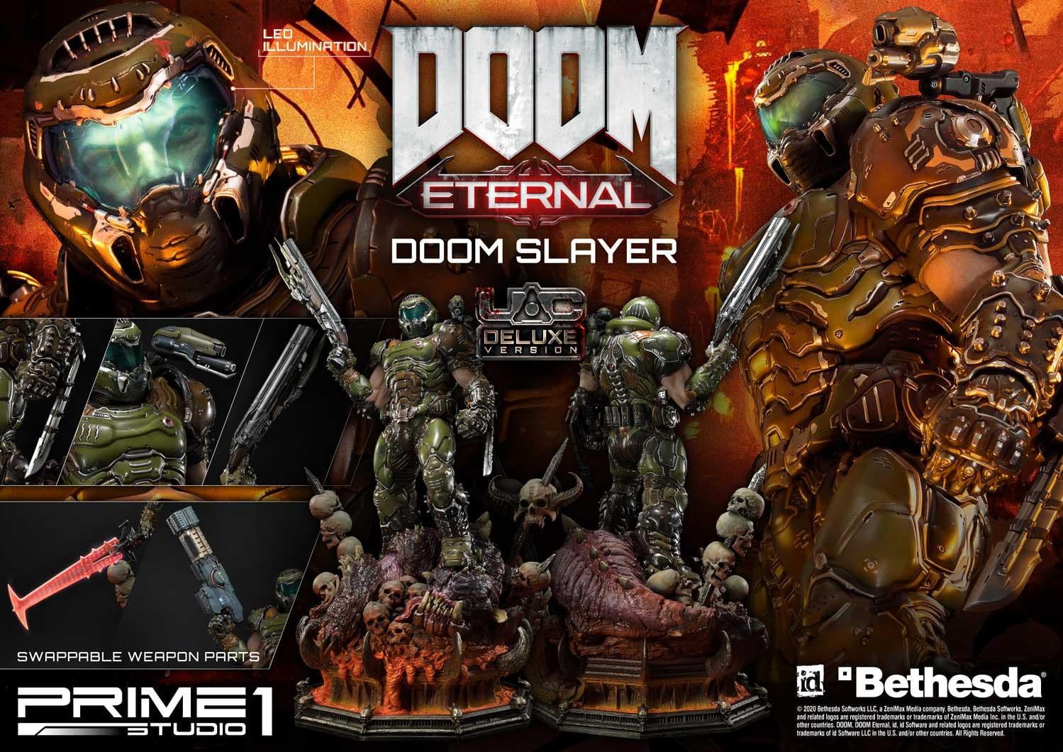 "Doom Eternal" Comes to Life in New Prime 1 Studio Statue 