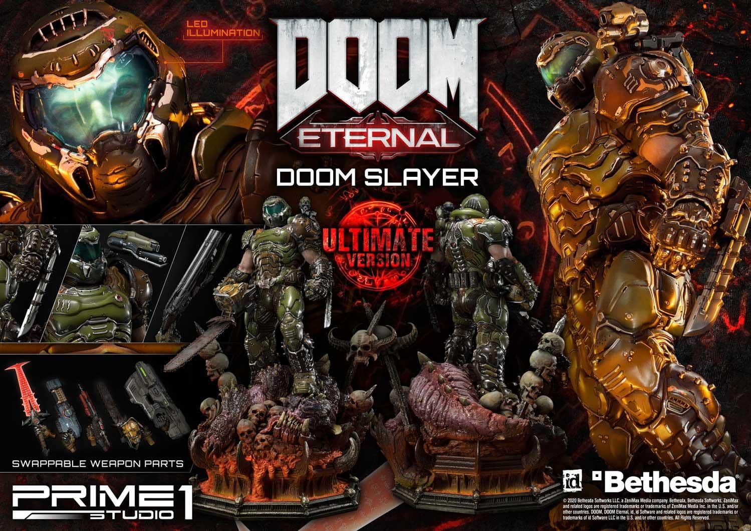 "Doom Eternal" Comes to Life in New Prime 1 Studio Statue 