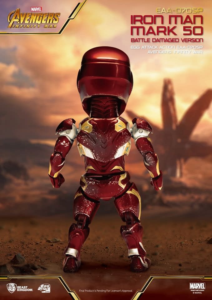 Beast Kingdom Egg Action Attack Iron Man from Avengers: Infinity War Figure