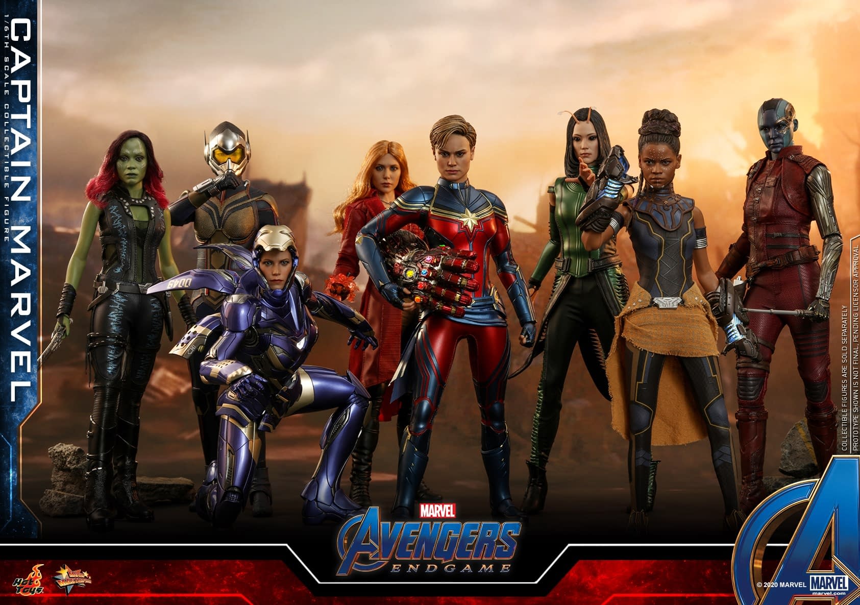 Avengers: Endgame Hot Toys Captain Marvel Figure