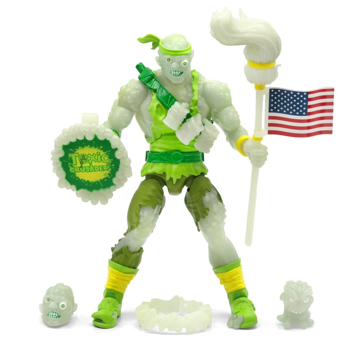 Toxic Crusaders Toxie GITD EE Exclusive from Super7