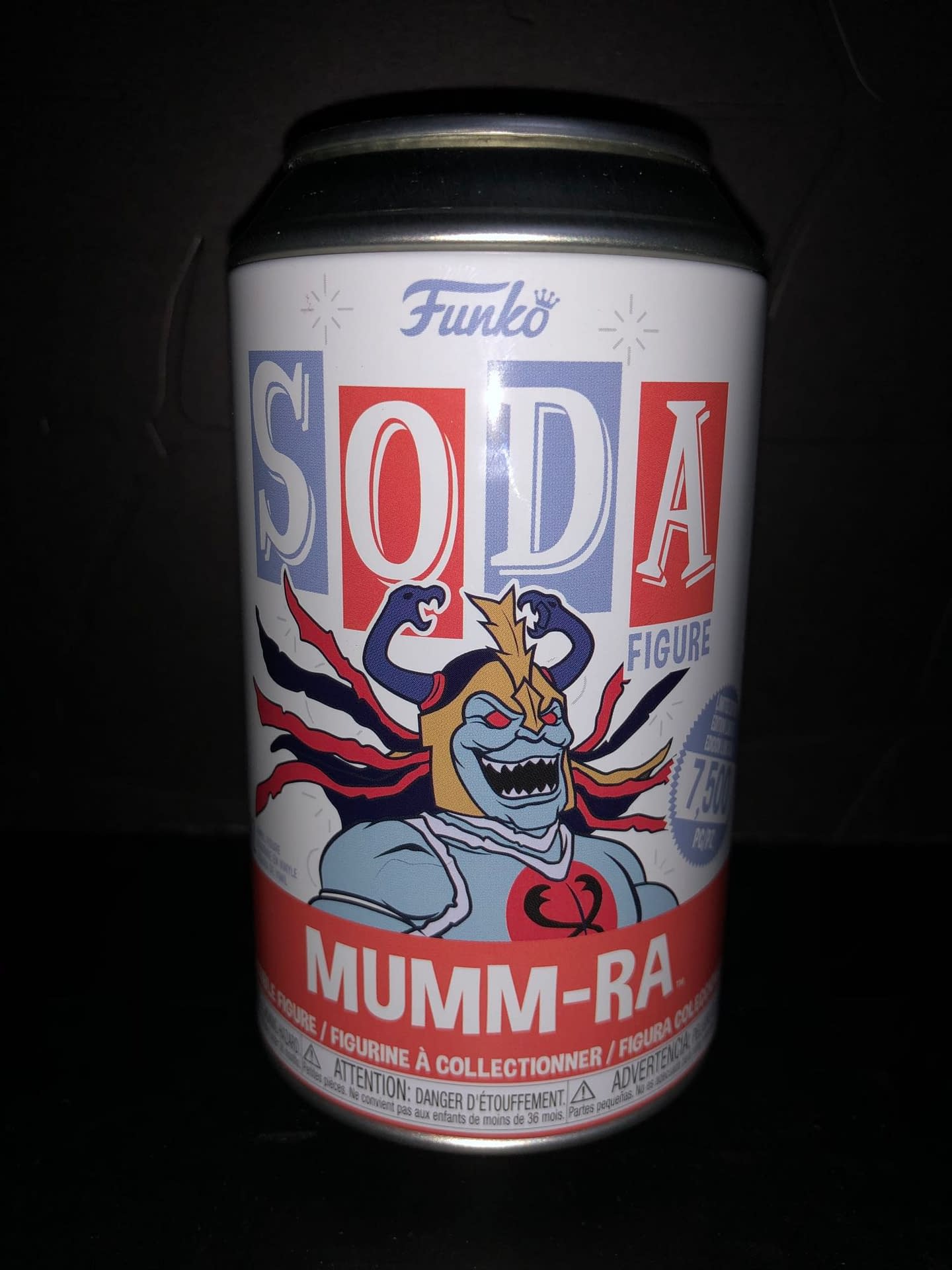 Funko Soda Vinyl Figure Thundercats Mumm-Ra Figure can front view.