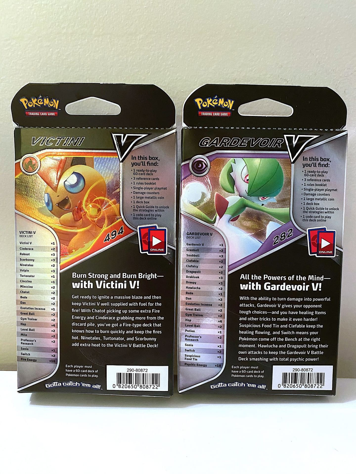 Pokémon TCG: V Battle Deck—Victini vs. Gardevoir Bundle – Inked Gaming