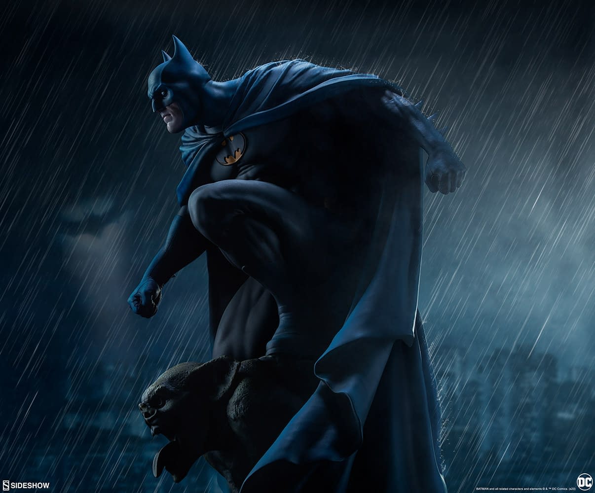 Batman Gets A New Premium Format Statue with Sideshow Collectibles