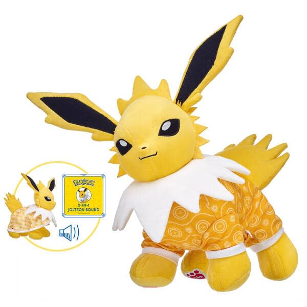 A better look at Jolteon, courtesy of Build-a-Bear Workshop.