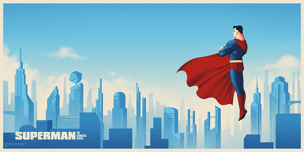 Batman & Superman Animated Series Posters Coming From Mondo Tomorrow