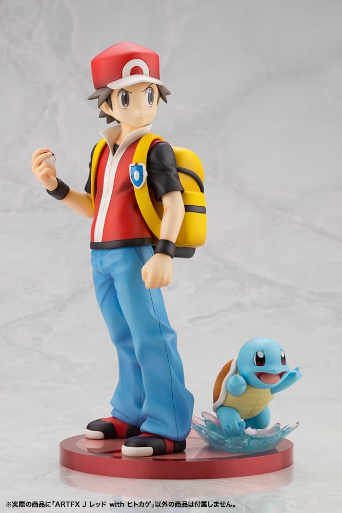 Legendary Pokémon Trainer Red Is First Up in Kotobukiya's Series of Pokémon  Figures!, Press Release News