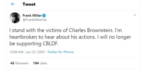 Official: Charles Brownstein Fired By the CBLDF