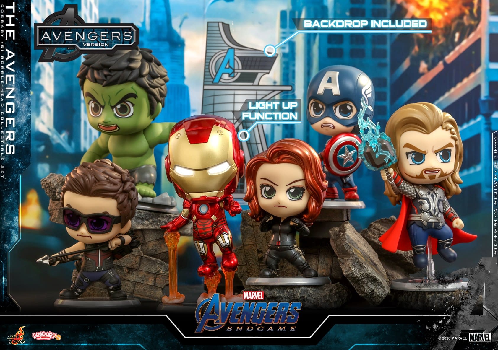 The Avengers Assemble With New Cosbaby's from Hot Toys