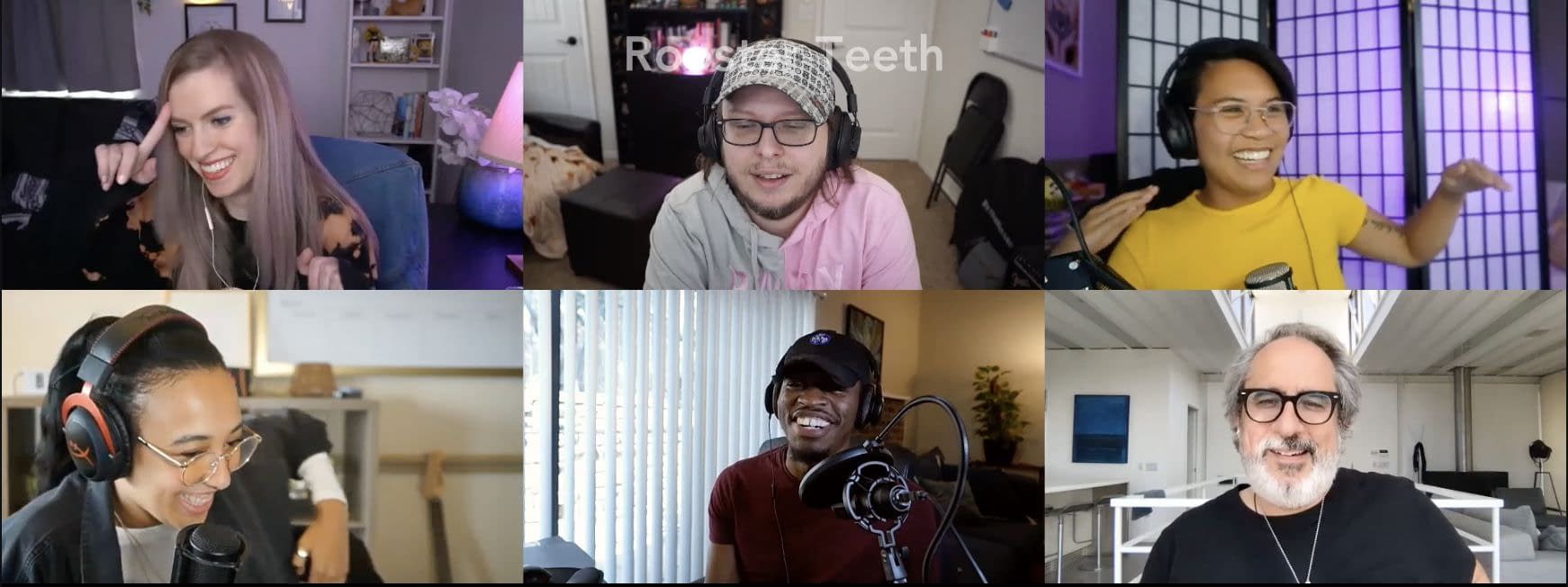 Rooster Teeth vs Glitch Productions Roster