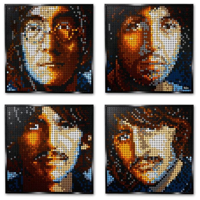 The Beatles and Marilyn Monroe Become Buildable Art with LEGO