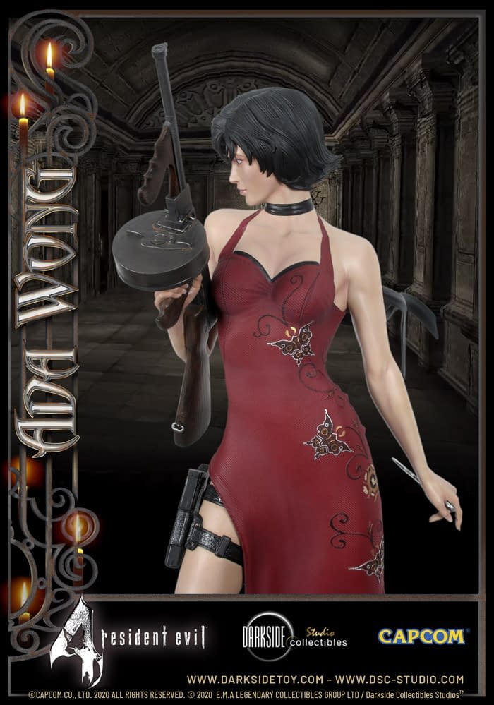 1/4 Quarter Scale Statue: Ada Wong Resident Evil 4 Premium Statue by  Darkside Collectibles Studio