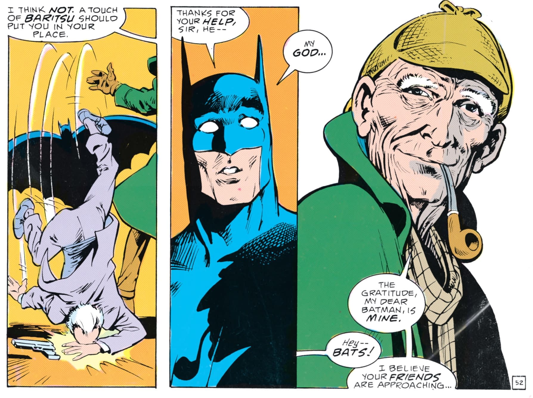 Batman #94 - Cassander Wycliffe Baker and Sherlock Holmes (Spoilers)