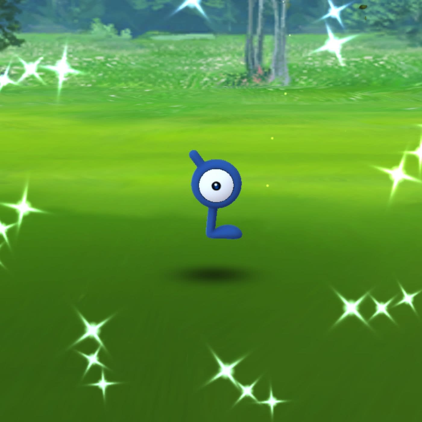 Unown F-Pokémon Go shiny