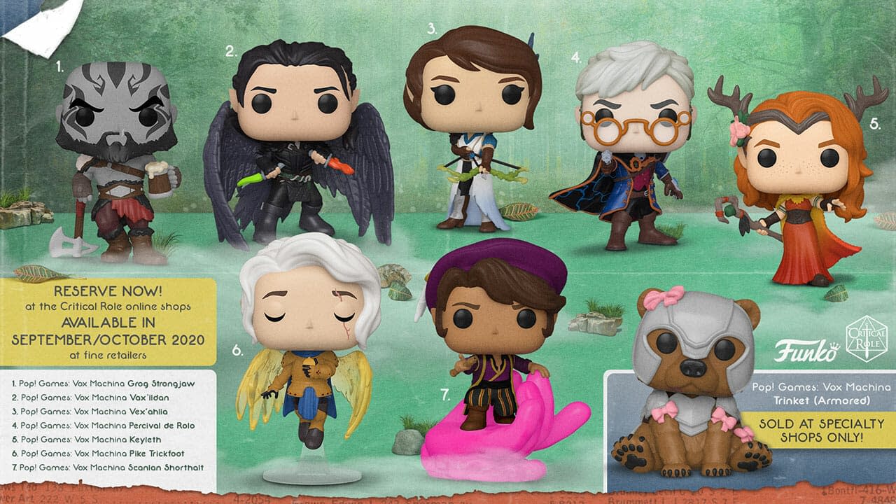 Critical Role Vox Machina Gets Their Own Funko Pop Wave