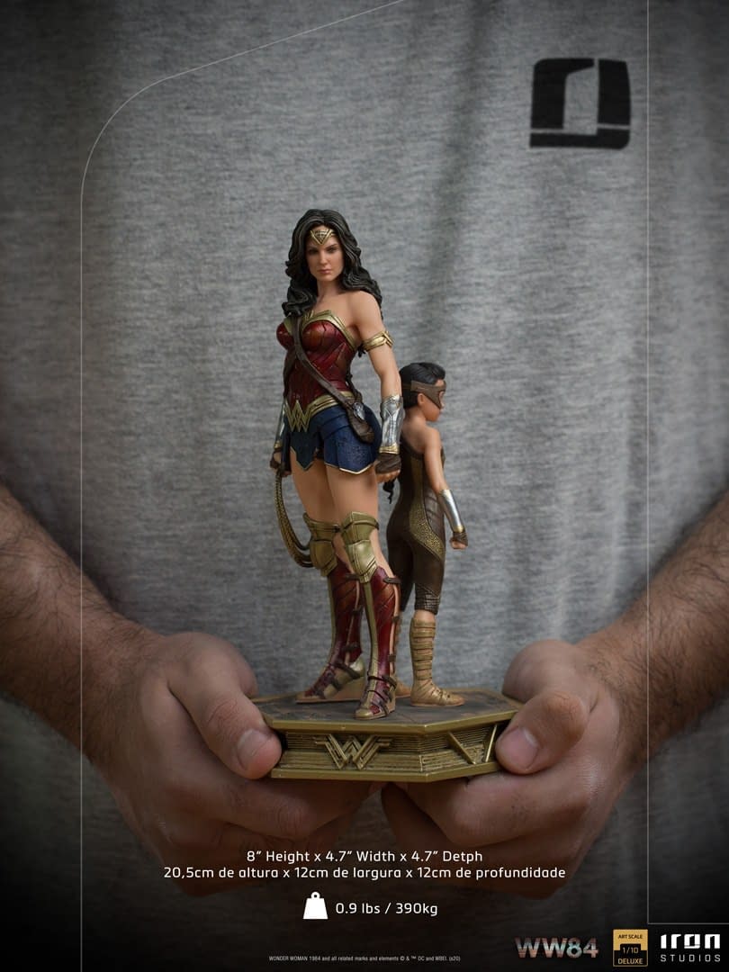Wonder Woman 1984 - Cheetah, and Wonder Woman and Young Diana Statues by  Iron Studios - The Toyark - News