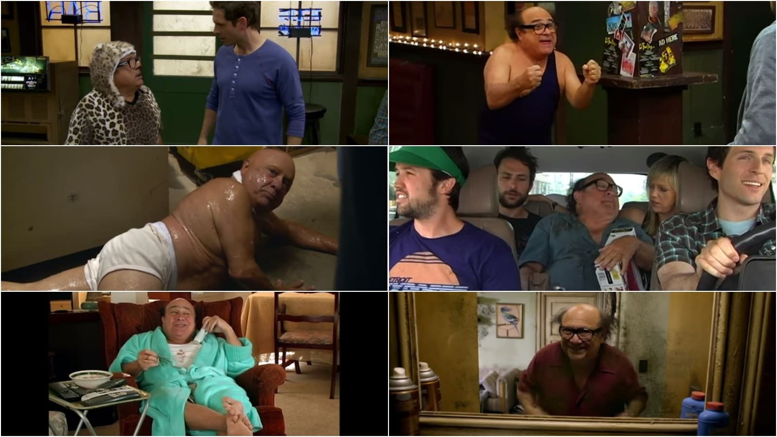 danny devito always sunny wrestling