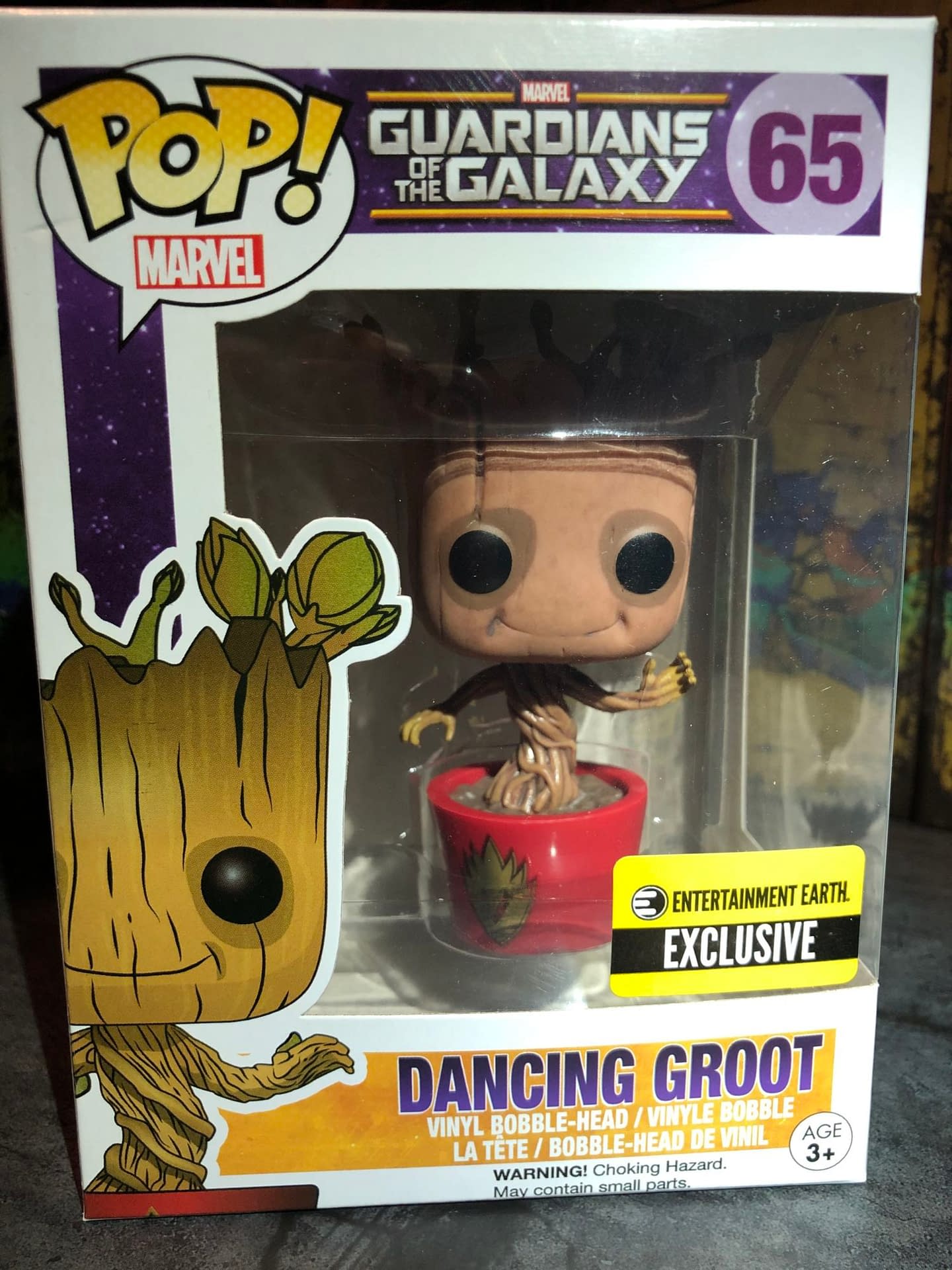 Marvel - Funko Pop N°65 : Dancing Groot Special Edition