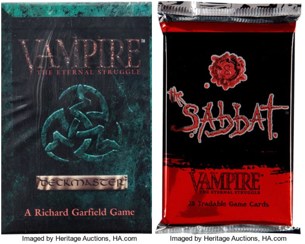 Vampire The Eternal Struggle Booster Packs On Auction At Heritage