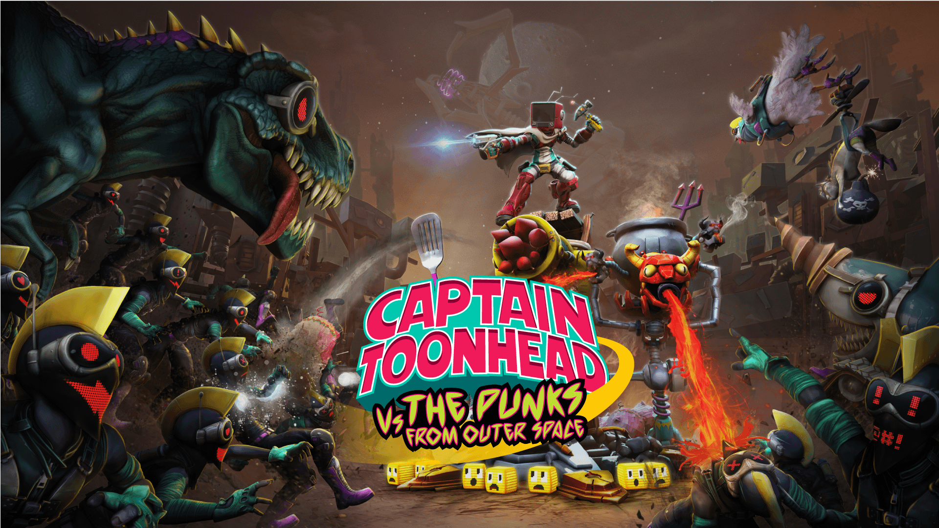 Captain ToonHead Vs. The Punks from Outer Space Gets A New Trailer