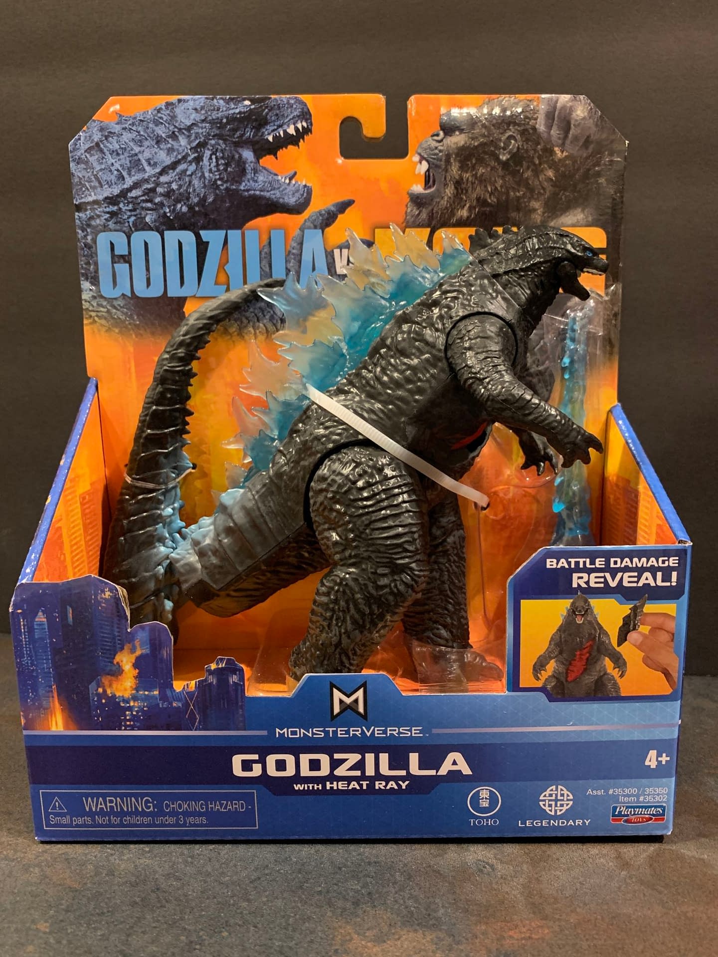 godzilla battle damage toy