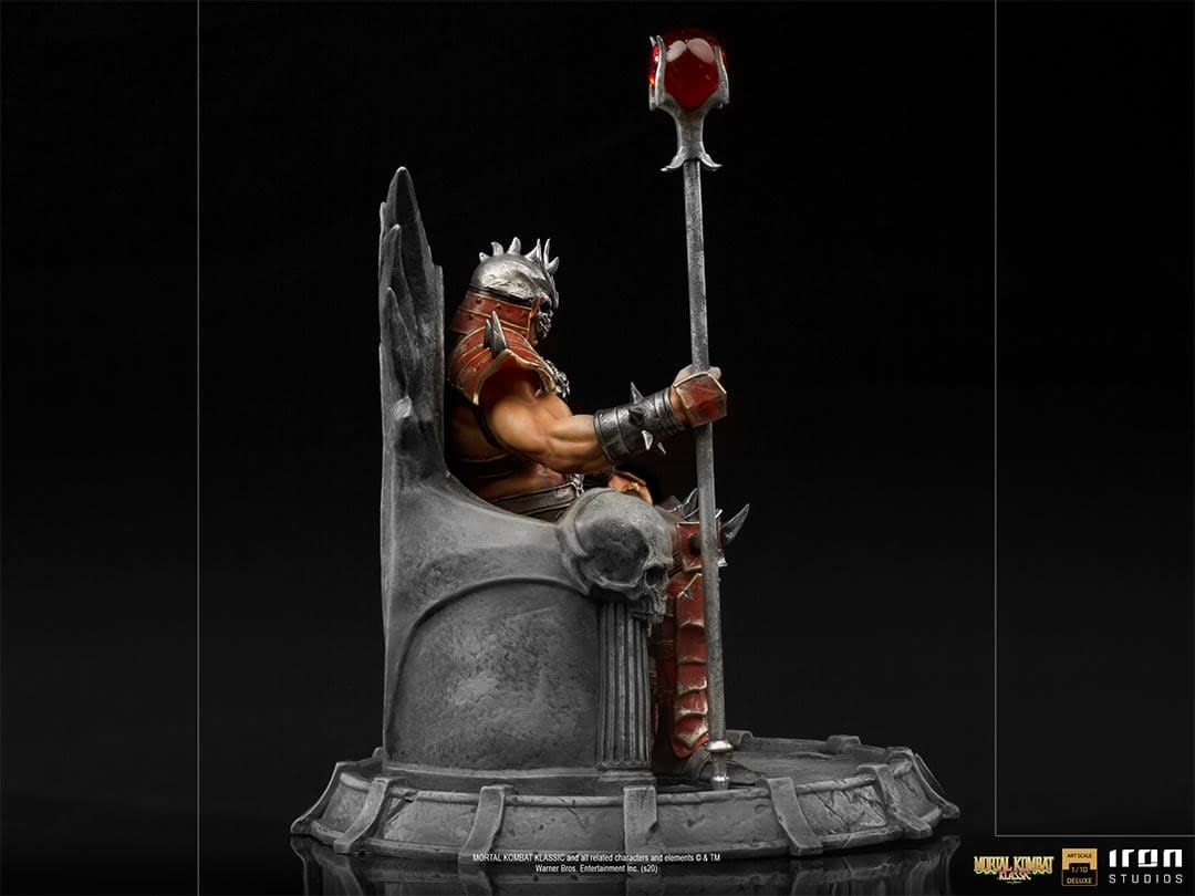 Fan Art Shao Kahn on Throne - MK - Statue